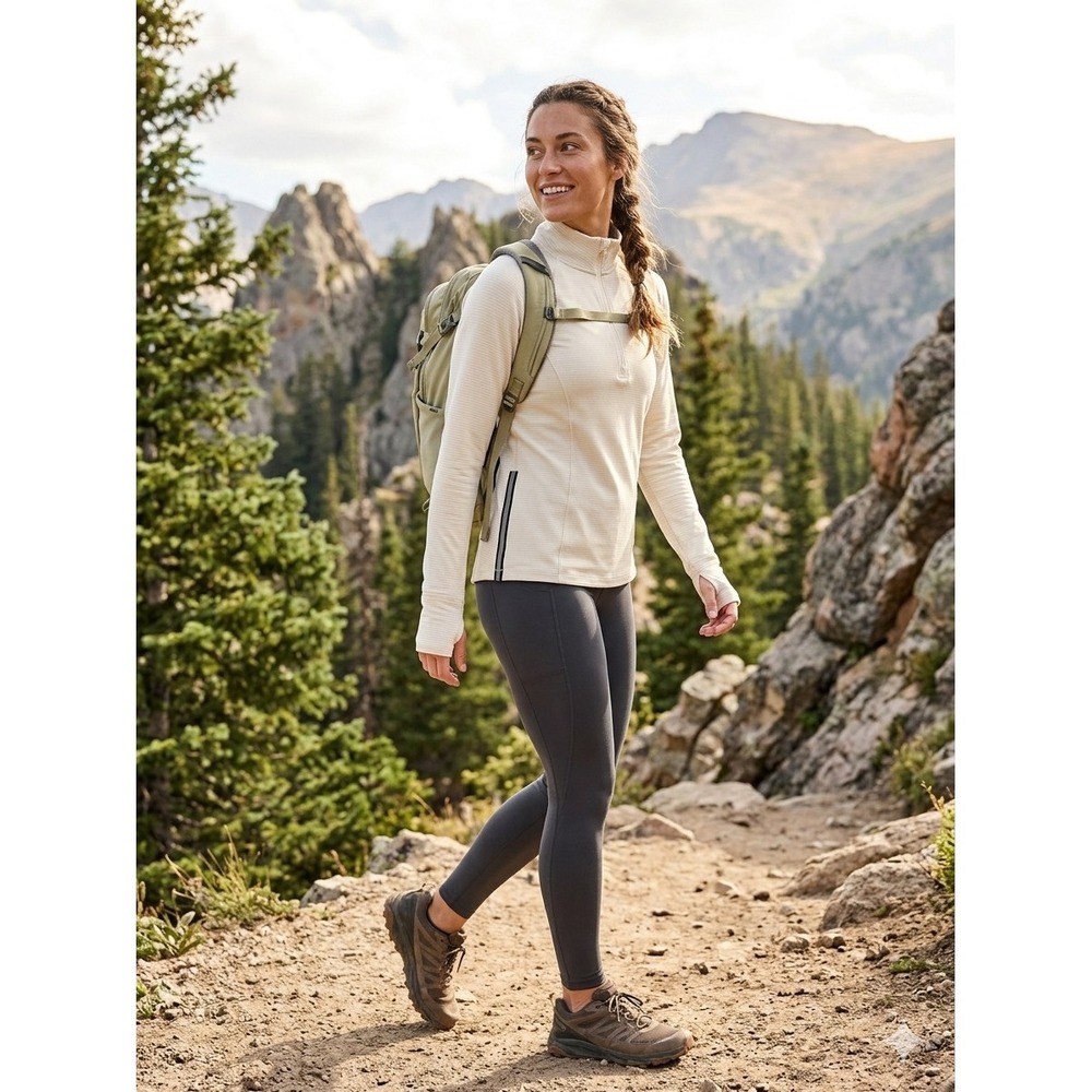Avalanche Outdoor Supply Co Women's Large Cream NWT 1/4 Zip Pullover Athletic